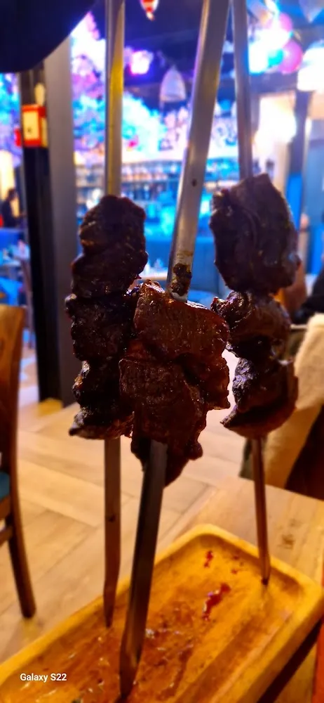 Brochettes Viande Et Saucisse