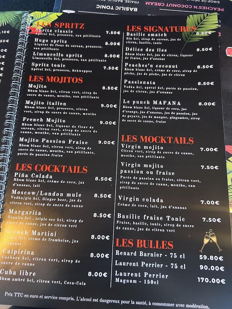 Au pavillon - Menu Image 3